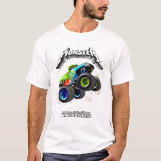 T-shirt Camion monstre de dessin animé