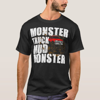 T-shirt Camion monstre Monstre de boue 1