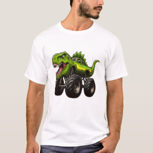 T-shirt Camion Monstre T-Rex
