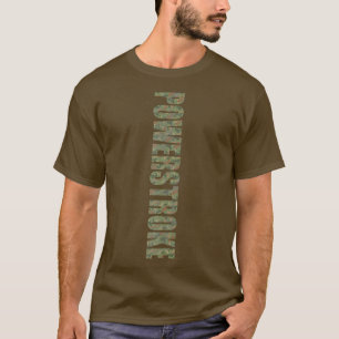 T-shirt Camion moteur diesel Powerstroke Power Stroke 73L