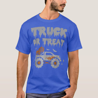 T-shirt Camion Ou Traiter Bats Citrouille Amusants Bats En
