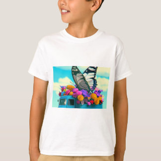 T-shirt Camion papillon