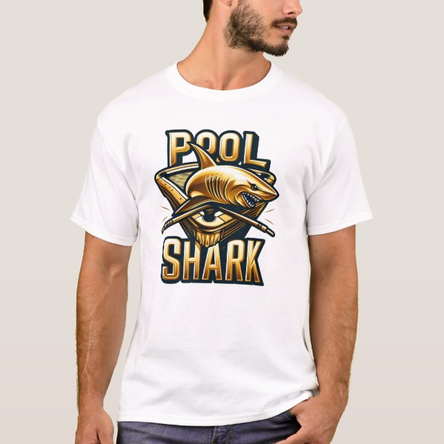 T-shirt Camion prédateur, bâton de balançoires de requin (Devant)