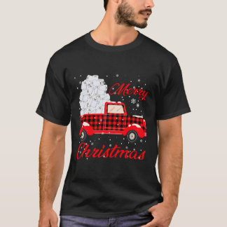 T-shirt Camion Rouge Buffalo Joyeux Noël Toilette Pap