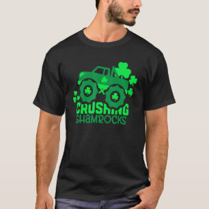 T-shirt Camion Shamrock Monster Truck Irish St Patrick