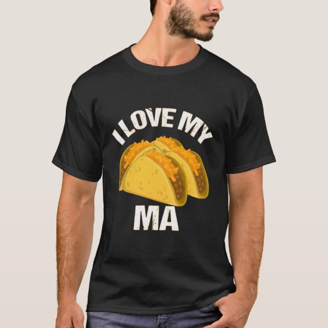 T-shirt Camion Taco J'Aime Mon Tacoma (Devant)