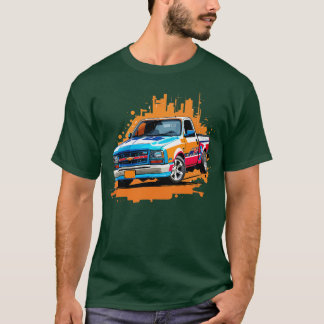 T-shirt Camion traîneau Chevy S10 1