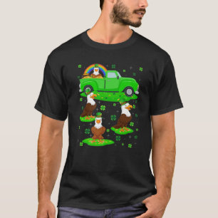 T-shirt Camion vert Leprechaun Casquette Bald Eagle Bird S