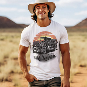 T-shirt Camion vintage Je ne suis pas vieux Je suis classi