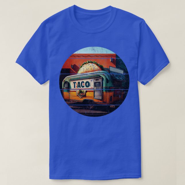 T-shirt Camion vintage Taco (Design devant)