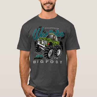 T-shirt Camion Western Monster