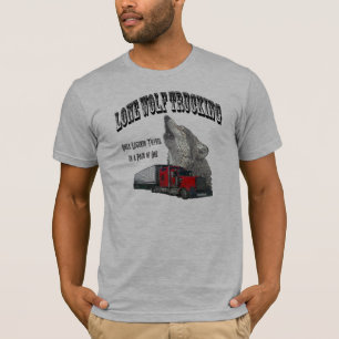 T-shirt Camionnage de loup solitaire