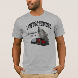 T-shirt Camionnage de loup solitaire