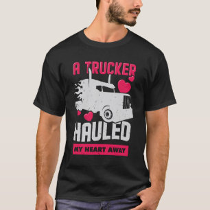 T-shirt Camionnette Camionnette Femme de conducteur de cam