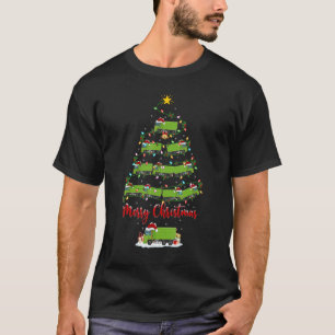 T-shirt Camionnette Noël Lumières Arbre Camionnette