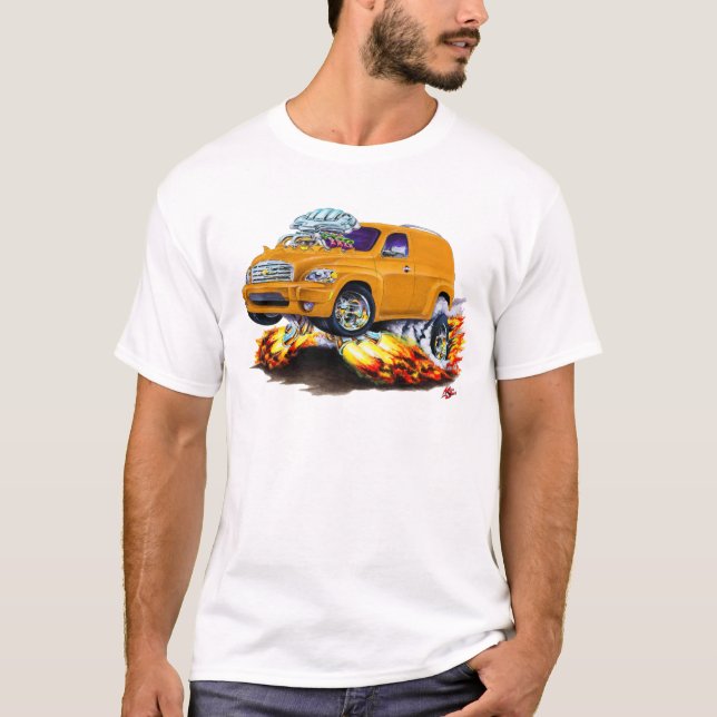 T-shirt Camionnette orange de Chevy HHR (Devant)