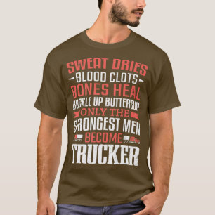 T-shirt Camionneur Camionneur Hommes les plus forts Devien