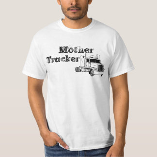 T-shirt Camionneur de mère étiqueté