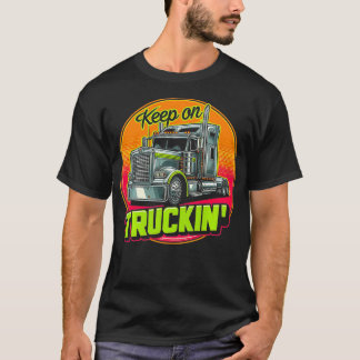 T-shirt Camionneur Rétro Camionneur Camionneur Camionneur 
