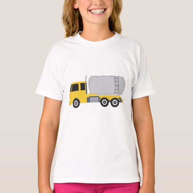 T-shirt Camions de transport de camions-citernes (Devant)