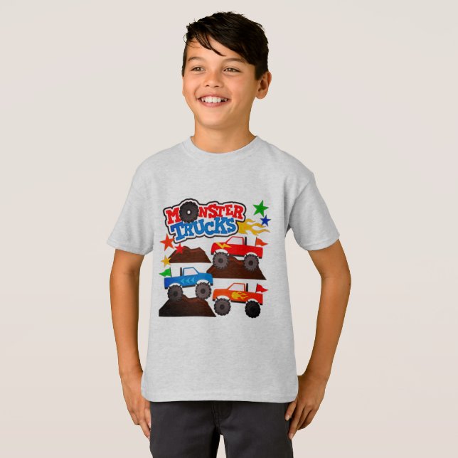 T-shirt Camions Monster (Devant entier)