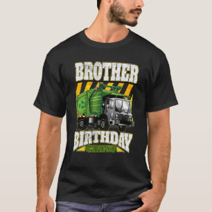 T-shirt Camions-poubelles Brother Birthday Crew