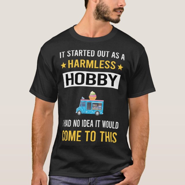 T-shirt Camions sans danger Hobby Glace Cream Camions (Devant)