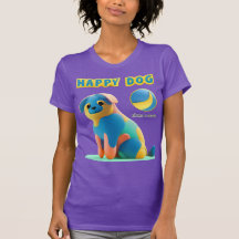 Camisa Happy dog, Patas dadas