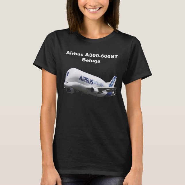 T-shirt Camiseta Airbus Beluga Manga Corta (Devant)