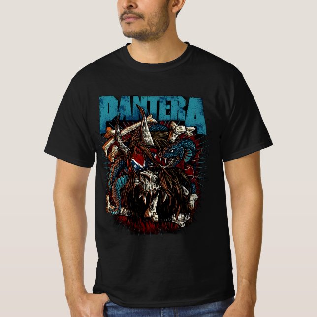 T-shirt Camiseta banda Pantera  (Devant)