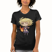 Camiseta Bella+Canvas Anunciante Chibi [F]