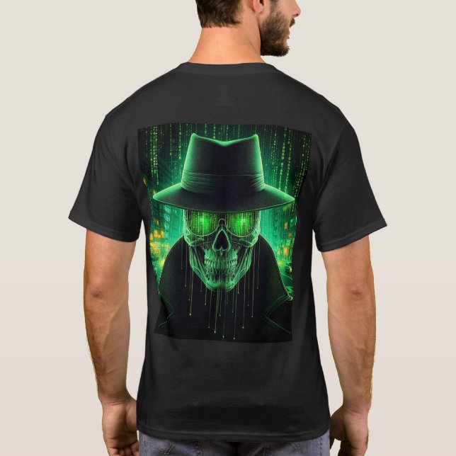 T-shirt Camiseta black skull (Dos)