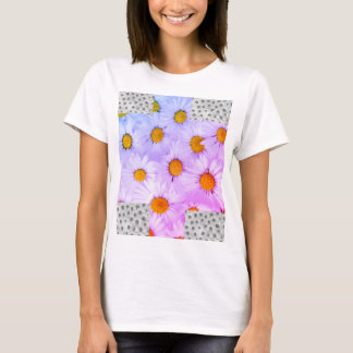 T-shirt Camiseta blanca floral mujer