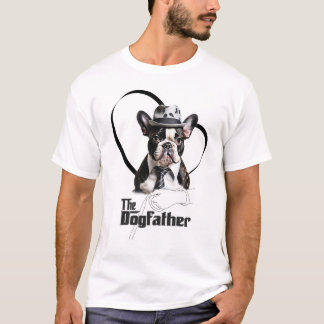 T-shirt Camiseta Bulldog Francês - The Dogfather