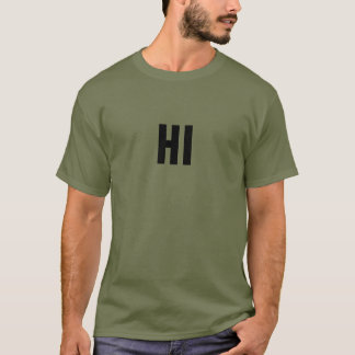T-shirt Camiseta camisa con letra