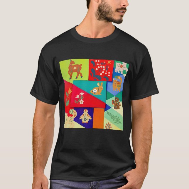 T-shirt Camiseta con estampado  (Devant)