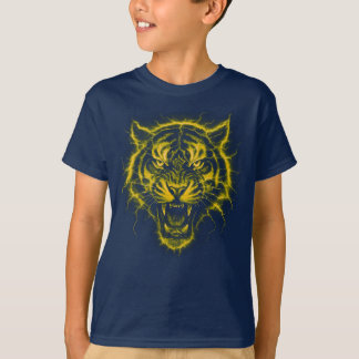 T-shirt Camiseta con tigre eléctrico
