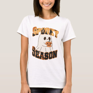 T-shirt Camiseta de Halloween Estilo Universitario