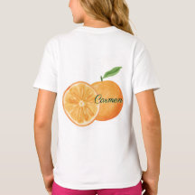 Camiseta Dulce Tropical: naranja