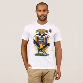 T-shirt Camiseta Ecuador 2026 Cóndor Fútbol Patriótico