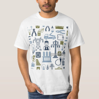 T-shirt camiseta energias e trabalho