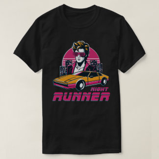 T-shirt camiseta estilo retro synthwave