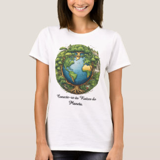 T-shirt Camiseta Feminina Básica Raízes do Mundo-1  