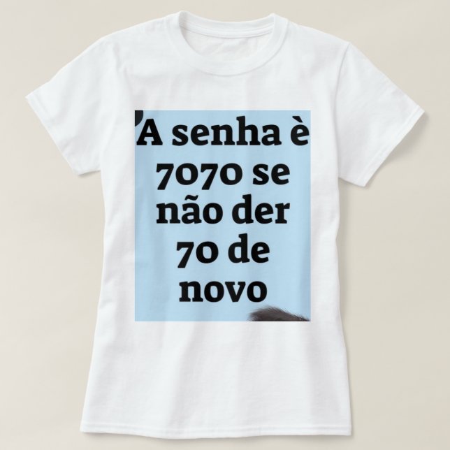 T-shirt Camiseta Feminina gola canoa simples  (Design devant)
