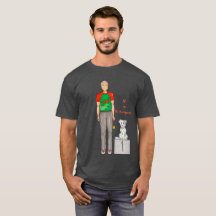 Camiseta Hombre con su perro ganando medalla