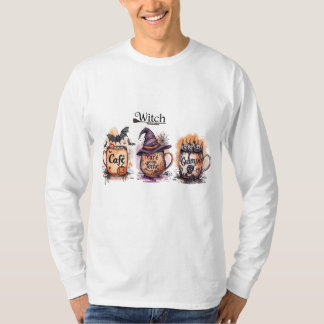 T-shirt Camiseta Hombre Venezolana de Halloween – Cafe