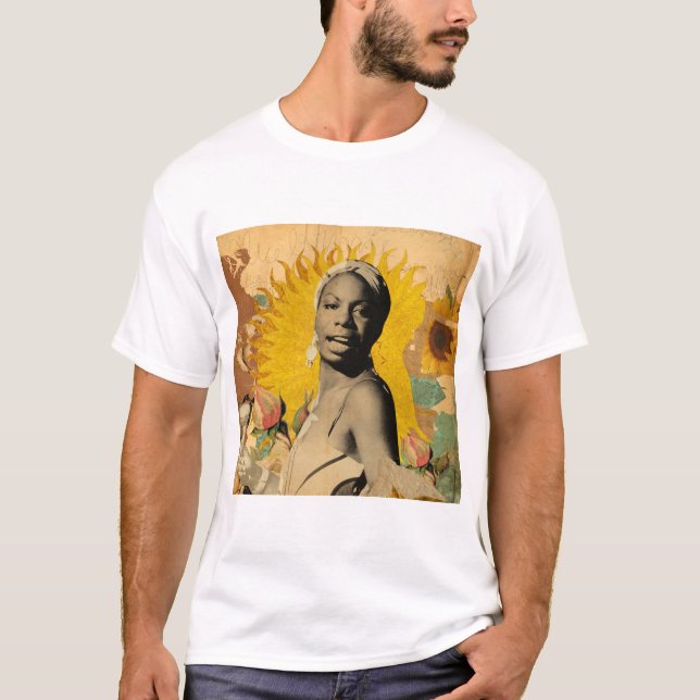 T-SHIRT CAMISETA JAZZ - NINA SIMONE (Devant)