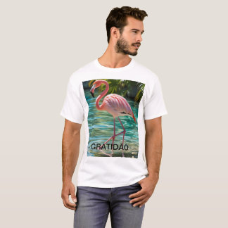 T-shirt Camiseta Masculina Básica Flamingo