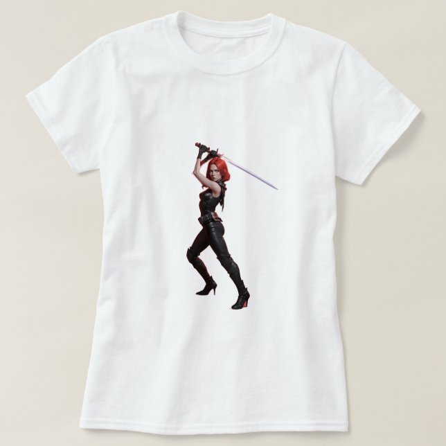 T-shirt Camiseta mulher lutadora (Design devant)