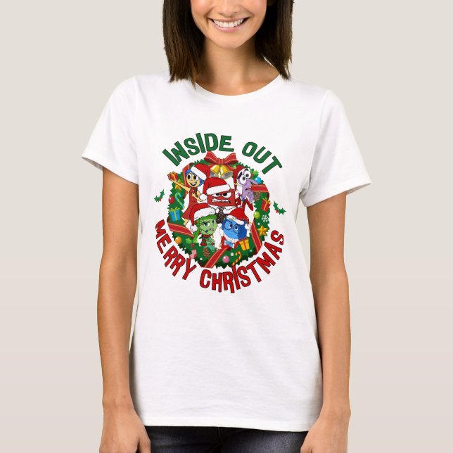 T-shirt Camiseta Navideña de Intensamente (Devant)